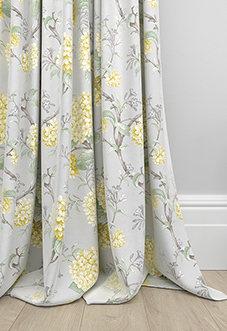 Bouquet Velvet, Primrose - Made to Measure Curtain